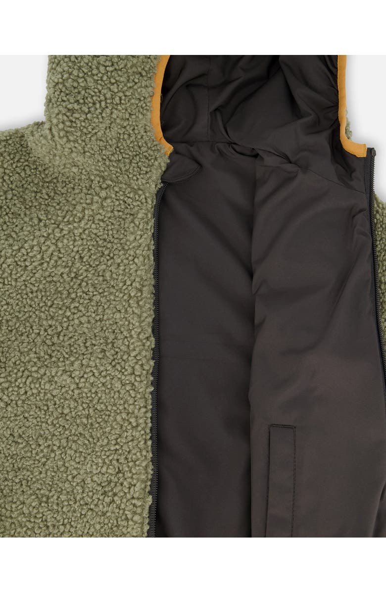 Deux par Deux Gender Inclusive Reversible Mid-Season Jacket, Alternate, color, Black