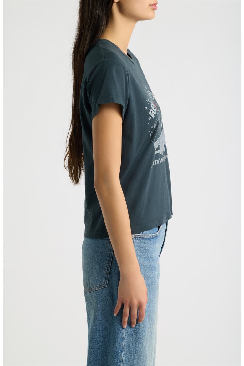 The Rolling Stones Plane Graphic Tee, Alternate, color, VINTAGE BLACK