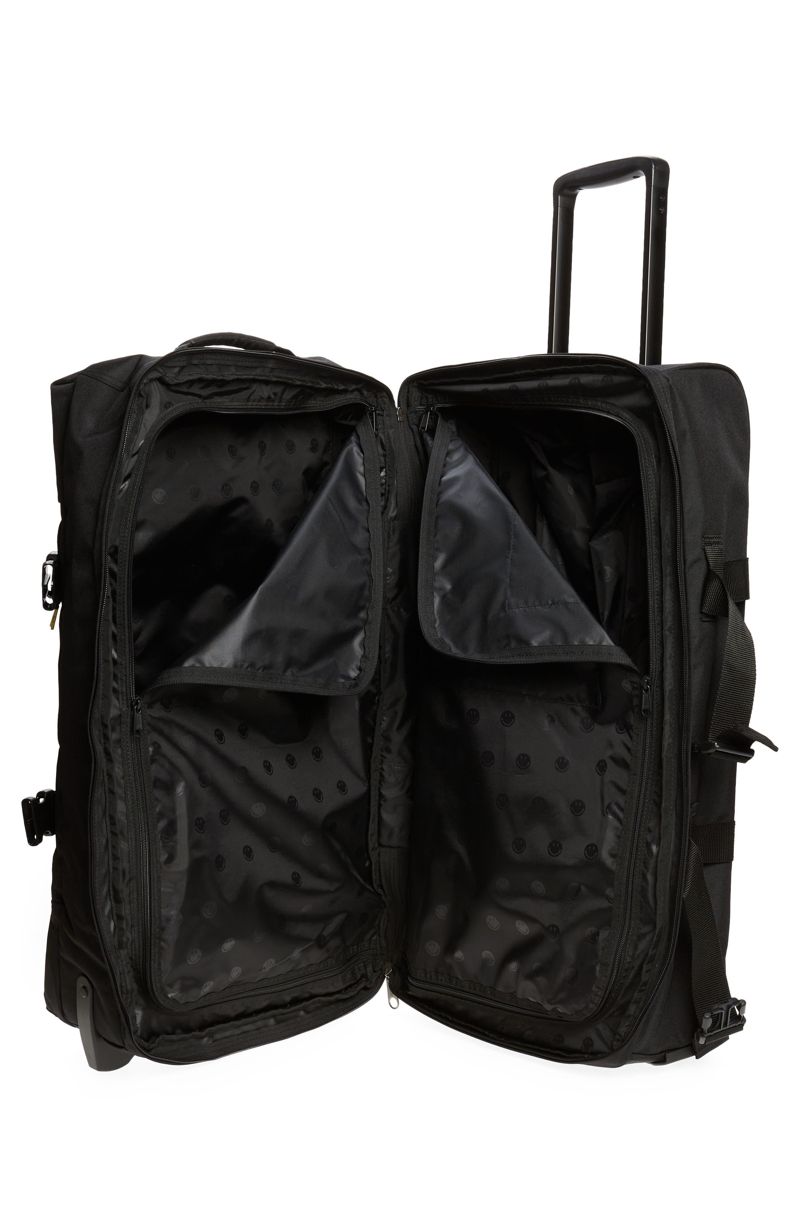 Eastpak Smiley<sup>®</sup> x Eastpak Medium Tranverz 25-Inch Wheeled Travel Case, Alternate, color, 