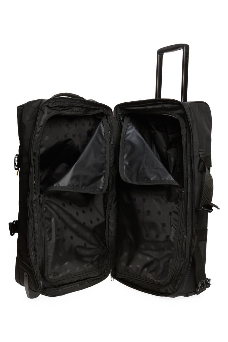 Smiley® x Eastpak Medium Tranverz 25-Inch Wheeled Travel Case, Alternate, color, SMILEYGRAFBLACK
