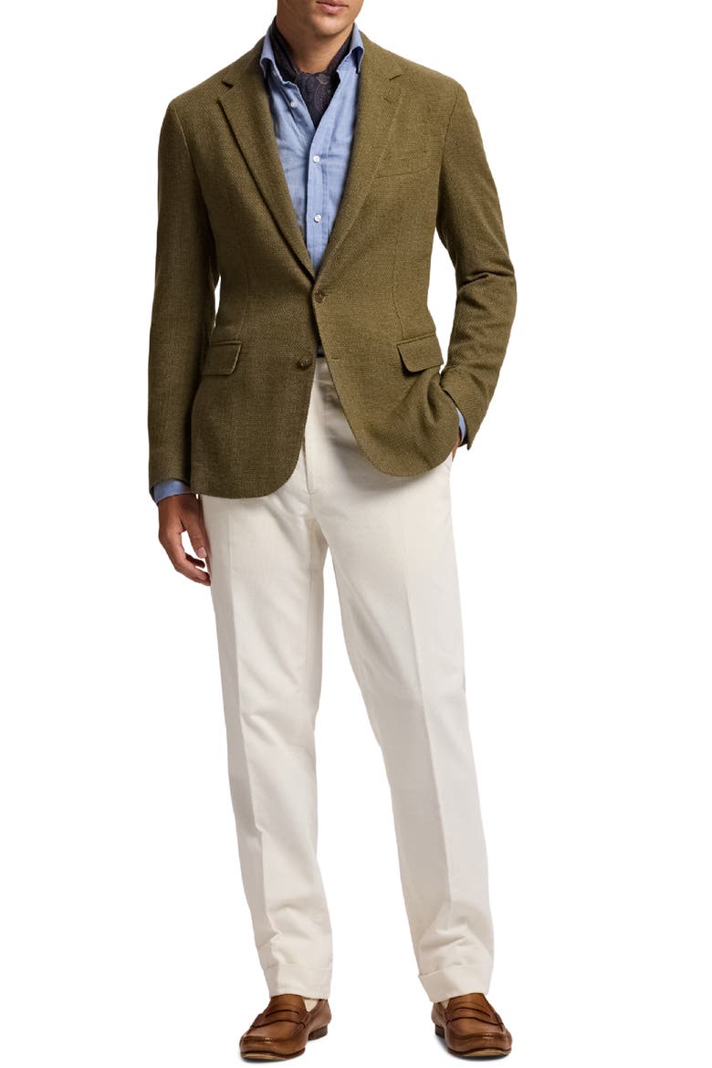 Open Weave Cashmere Sport Coat, Alternate, color, FERN GREEN