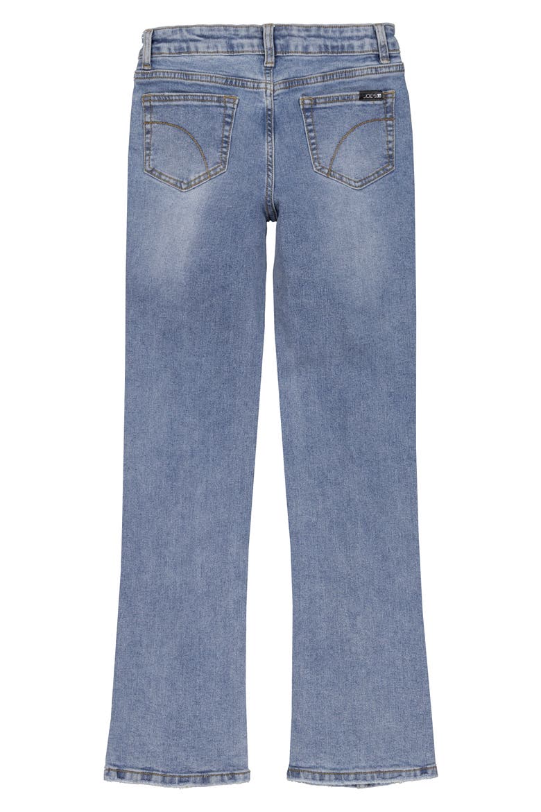 Kids' Kendall Distressed Front Seam Baby Bootcut Jeans, Alternate, color, MEDIUM WASH