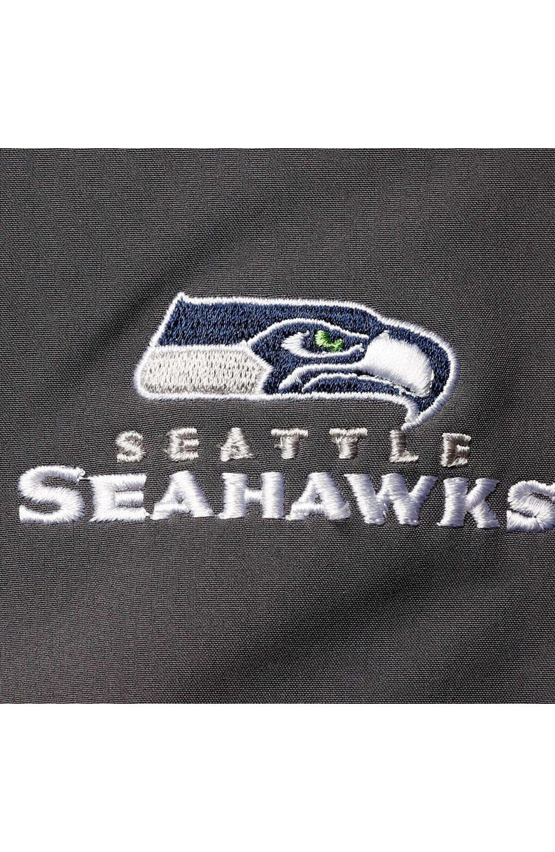 DUNBROOKE Men's Dunbrooke Charcoal Seattle Seahawks Sonoma Softshell Full-Zip Jacket, Alternate, color, Charcoal