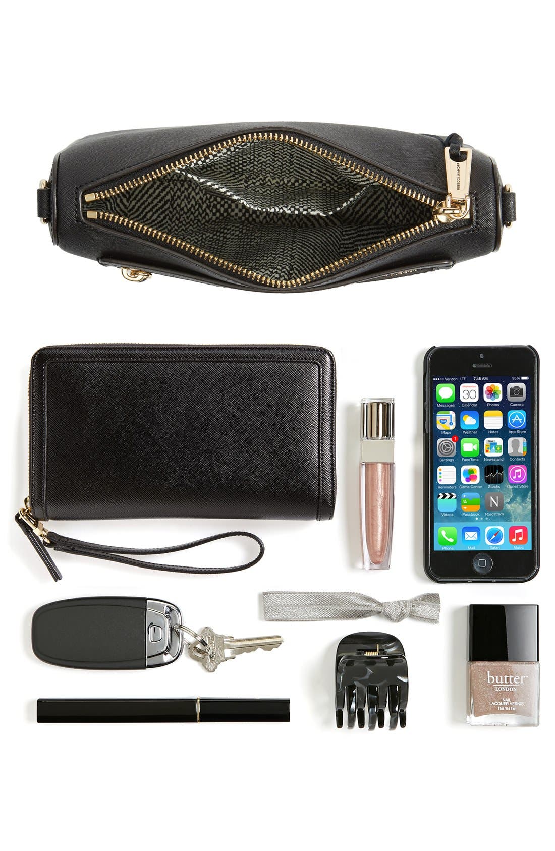 'Avery' Crossbody Bag, Alternate, color, BLACK