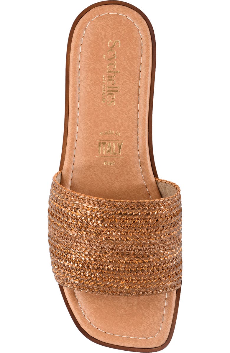 Seychelles Palms Perfection Slide Sandal, Alternate, color, Bronze