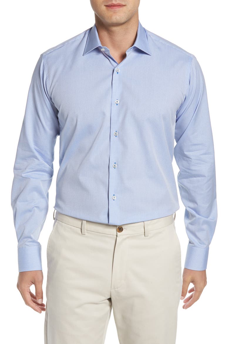 Regular Fit Solid Dress Shirt, Main, color, LIGHT BLUE