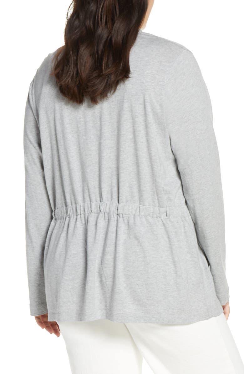 Caslon<sup>®</sup> Cinch Waist Knit Jacket, Alternate, color,