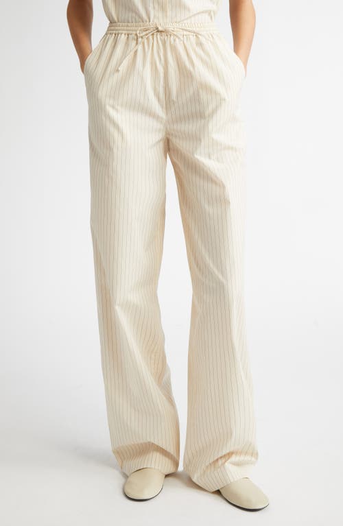 LOULOU DE SAISON LOULOU DE SAISON SERO STRIPE ELASTIC WAIST PANTS