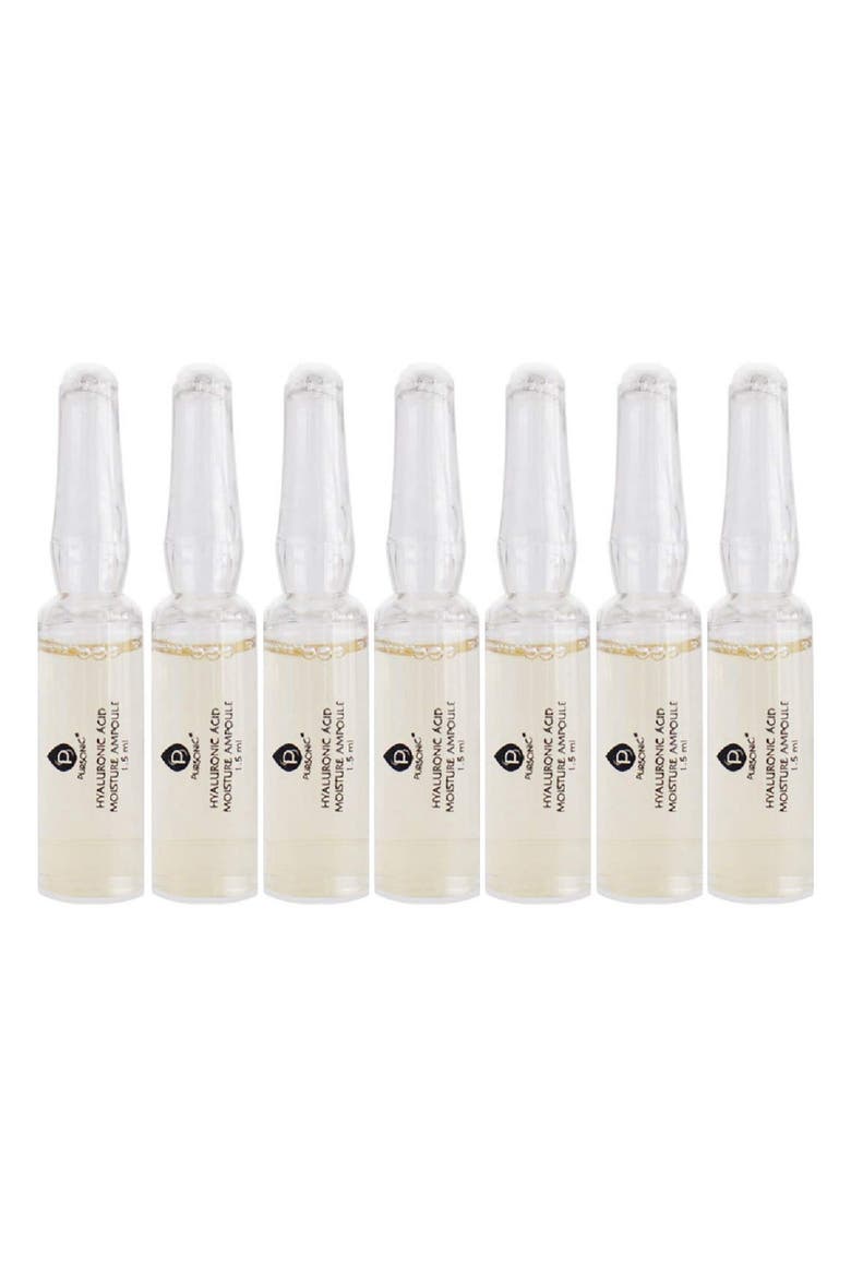 100% Hyaluronic Acid & Moisturizing Serum Ampoule, Main, color, Blue