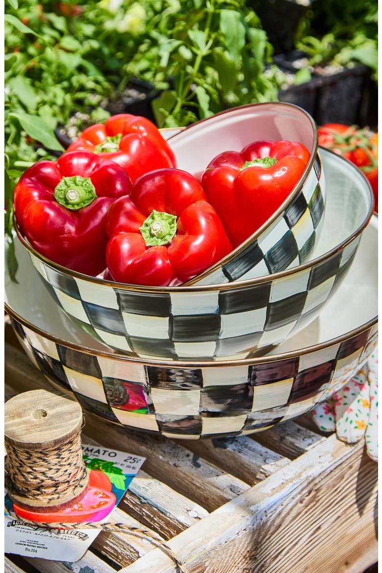 Courtly Check Medium Everyday Bowl, Alternate, color, COURTLY
