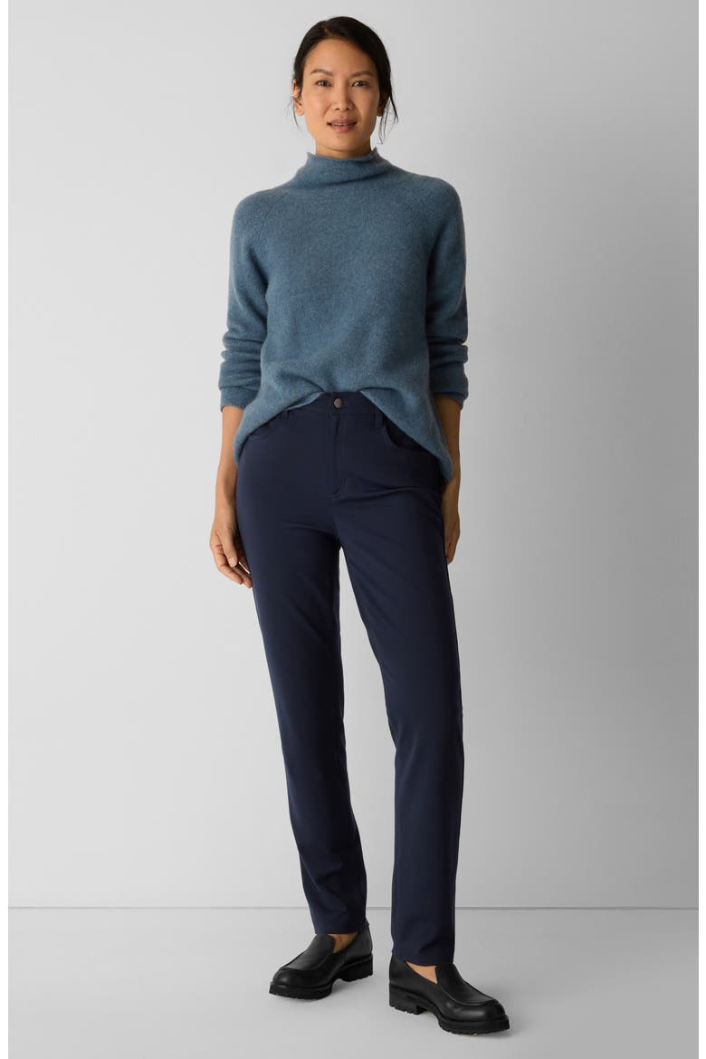 High Waist Slim Fit Jeans, Alternate, color, INK