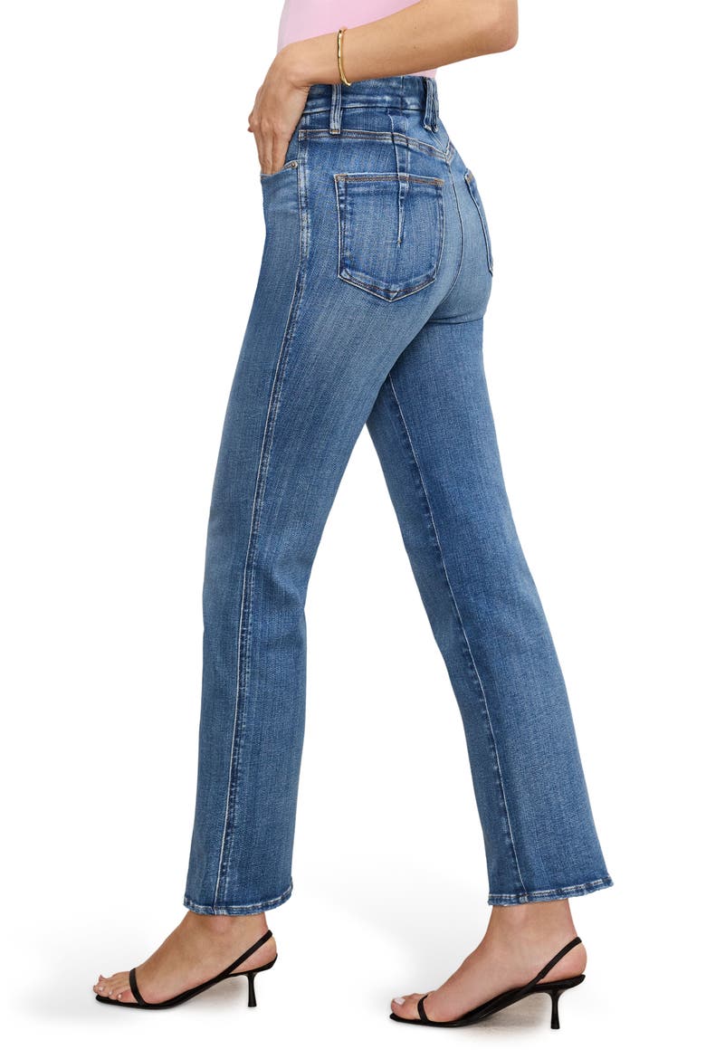 Soft Tech Good Curve High Waist Straight Leg Jeans, Alternate, color, INDIGO856