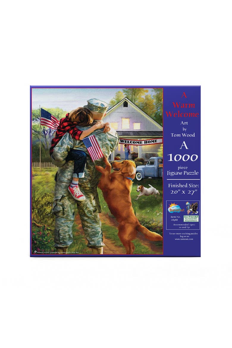 A Warm Welcome Home 1000 piece Jigsaw Puzzle for Adults, Alternate, color, Multicolor