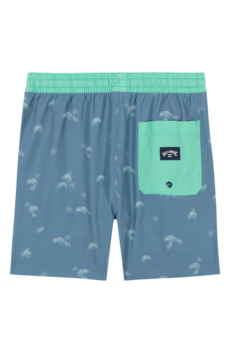 Billabong Kids' Sunday Layback Swim Trunks, Alternate, color, Glacier Blue