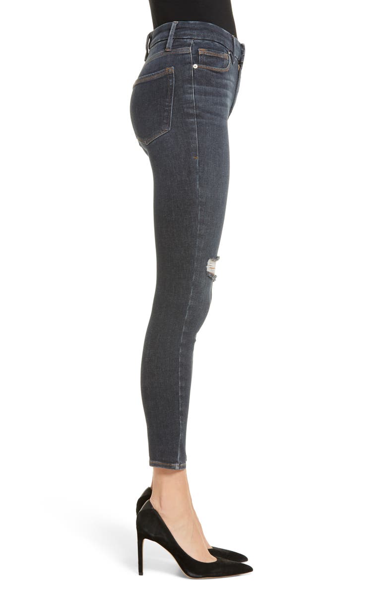 Good American Always Fits Skinny Jeans, Alternate, color, Deep Blue003