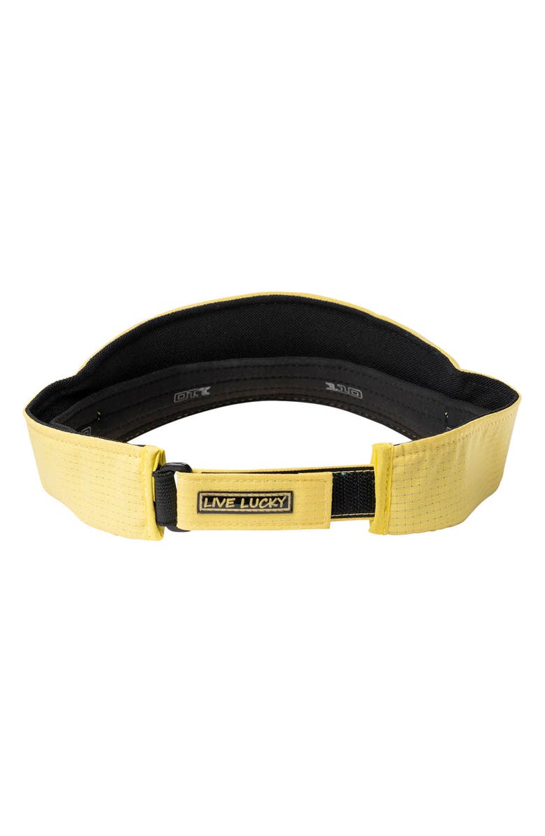 Black Clover Lakeview 3 Visor, Alternate, color, Jessamine Yellow