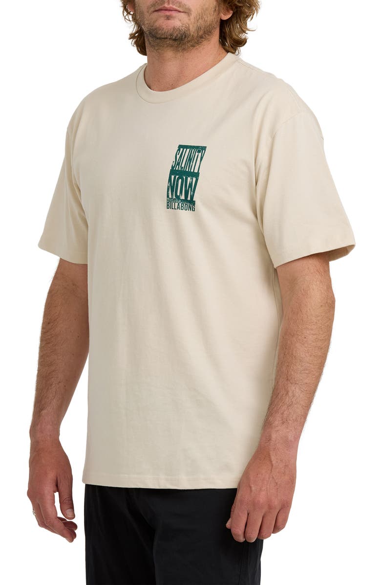 Billabong Salinity Now Cotton Graphic T-Shirt, Alternate, color, Chili