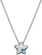 SAMUEL B. Blue Topaz Star Pendant Necklace