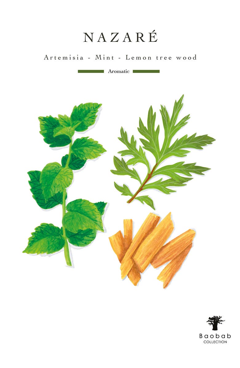 Baobab Collection Waves Glass Candle, Alternate, color, 