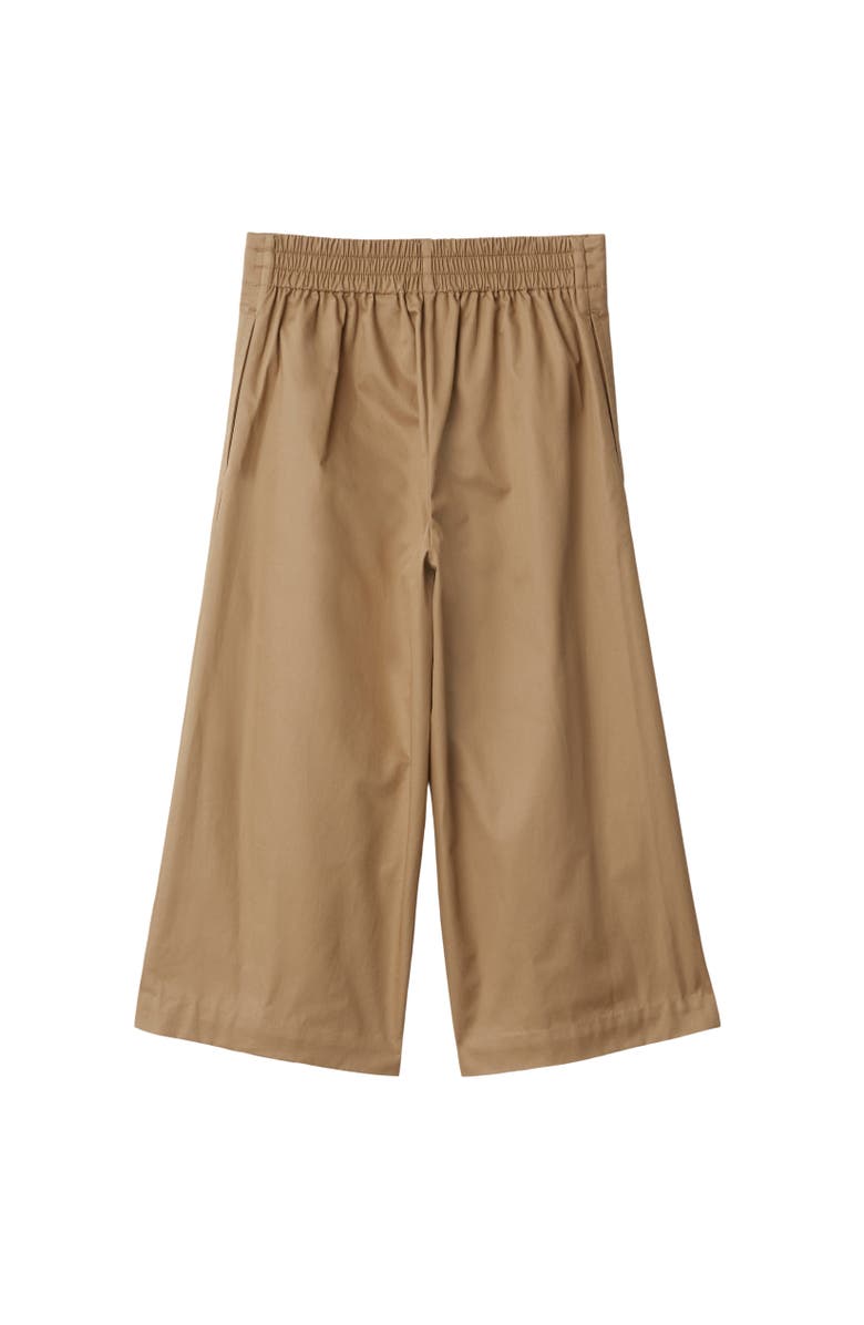 Burberry Pleated Cotton Trousers, Alternate, color, 