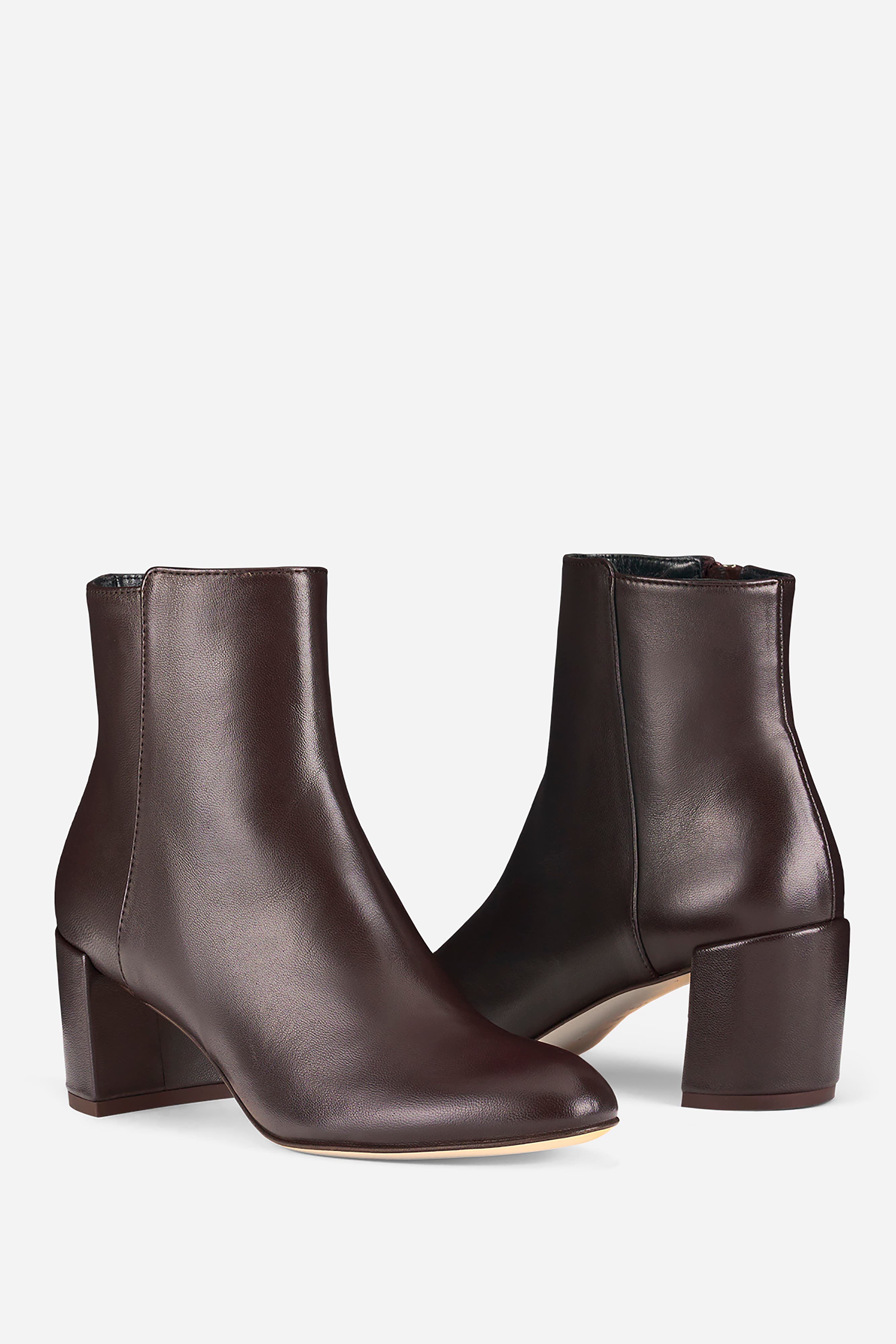 AGL Lynn Water Resistant Velour Bootie, Alternate, color, Testa Di Moro
