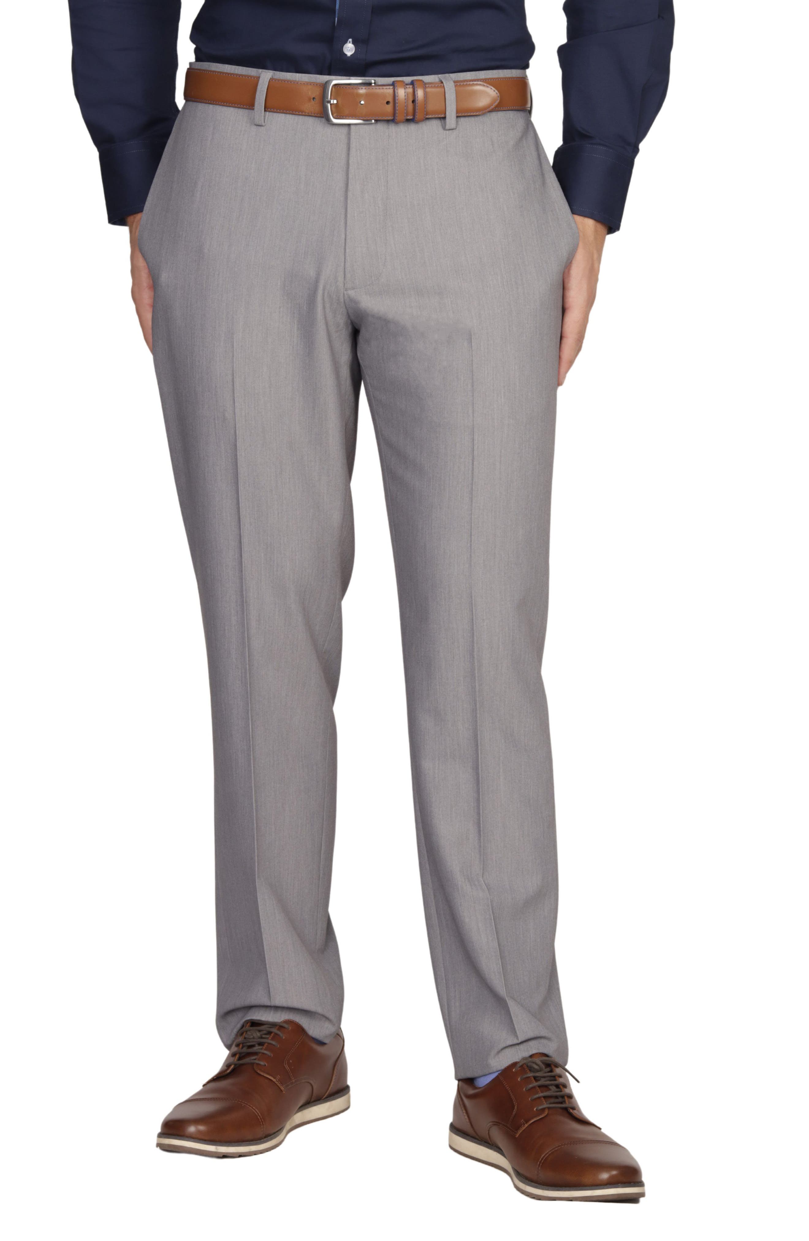TailorByrd Classic Fit Flat Front Dress Pants