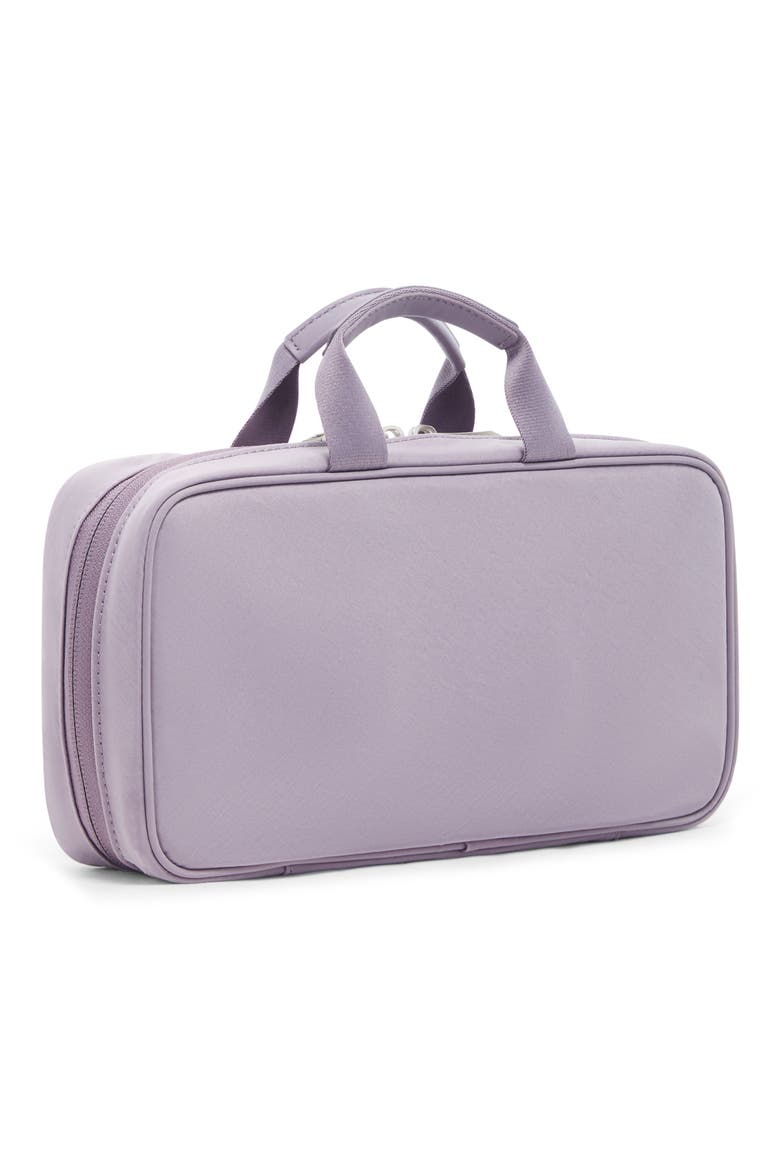 Small Madeline Nylon Cosmetics Bag, Alternate, color, LAVENDER