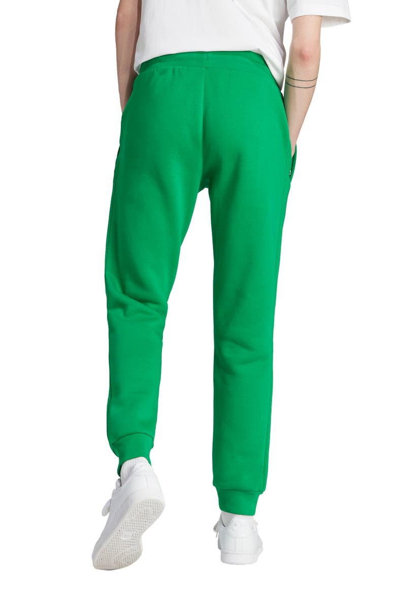Trefoil Slim Fit Cotton Blend Sweatpants, Alternate, color, GREEN