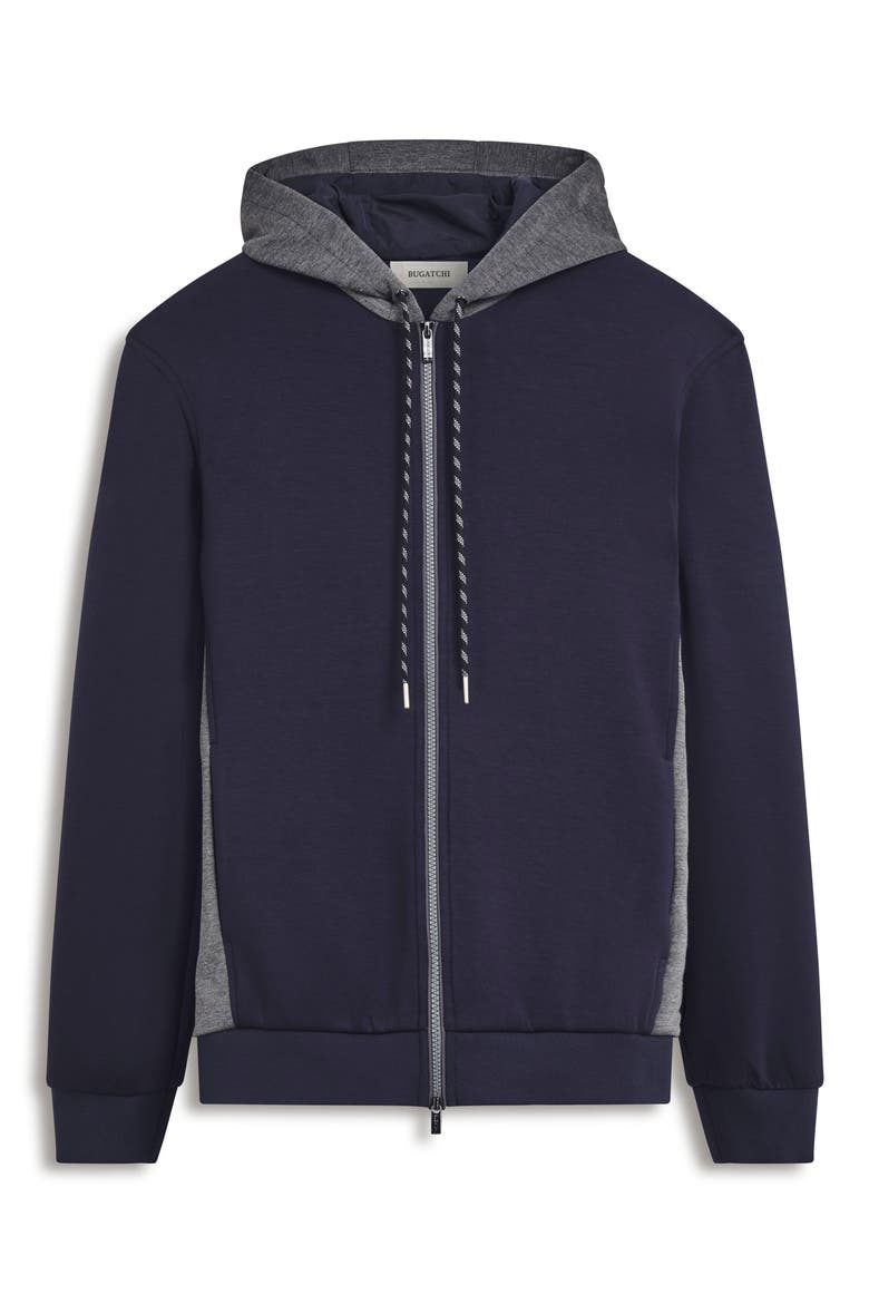 Full Zip Hoodie, Alternate, color, NAVY