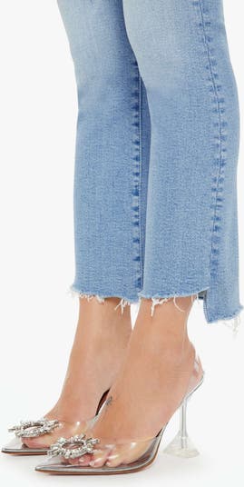 MOTHER Lil' Insider Frayed Step Hem Crop Skinny Jeans Nordstrom