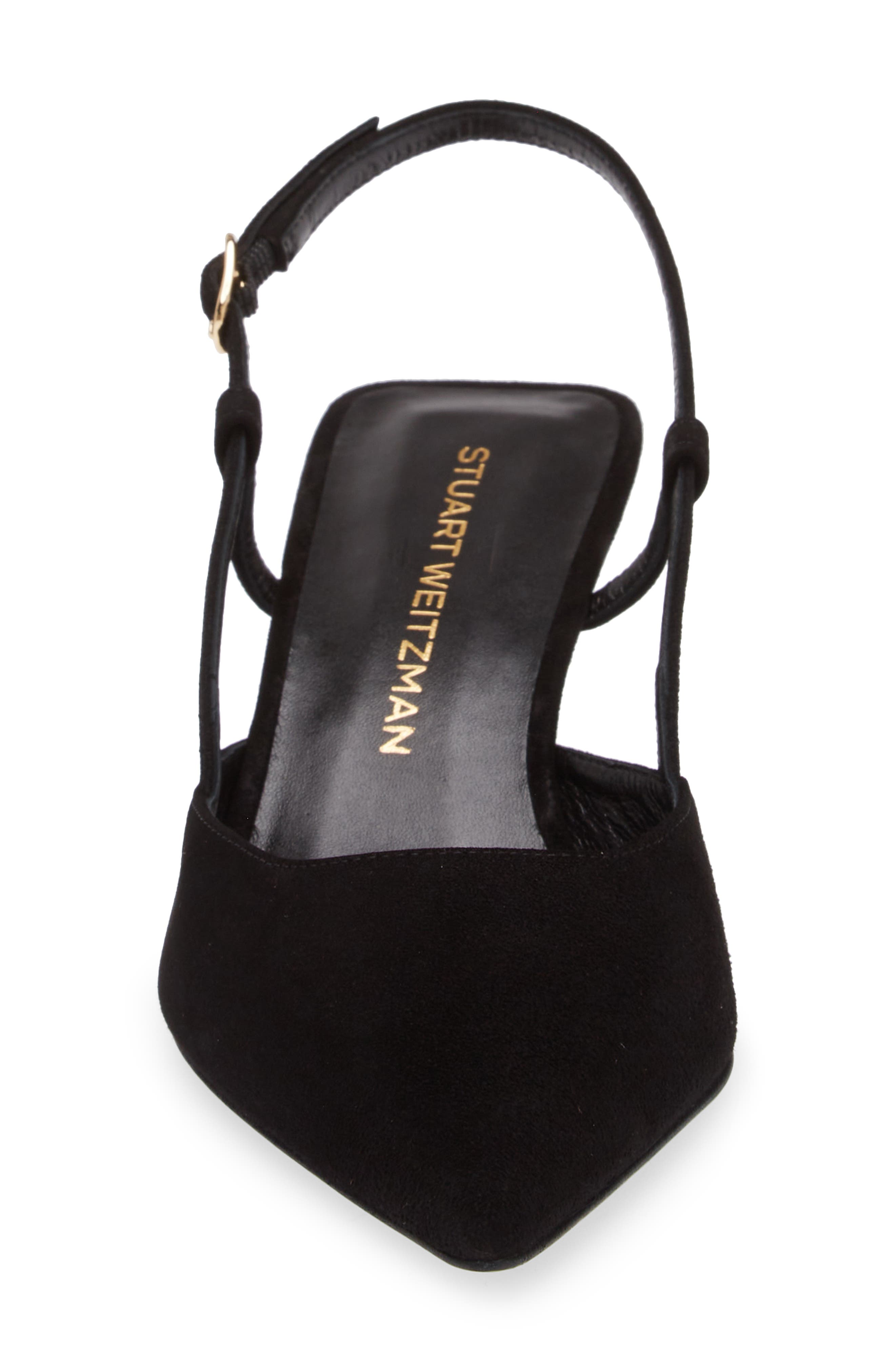 Stuart Weitzman Vinnie 50 Slingback Pump, Alternate, color, Black
