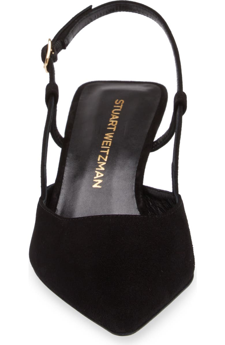 Stuart Weitzman Vinnie 50 Slingback Pump, Alternate, color, Black