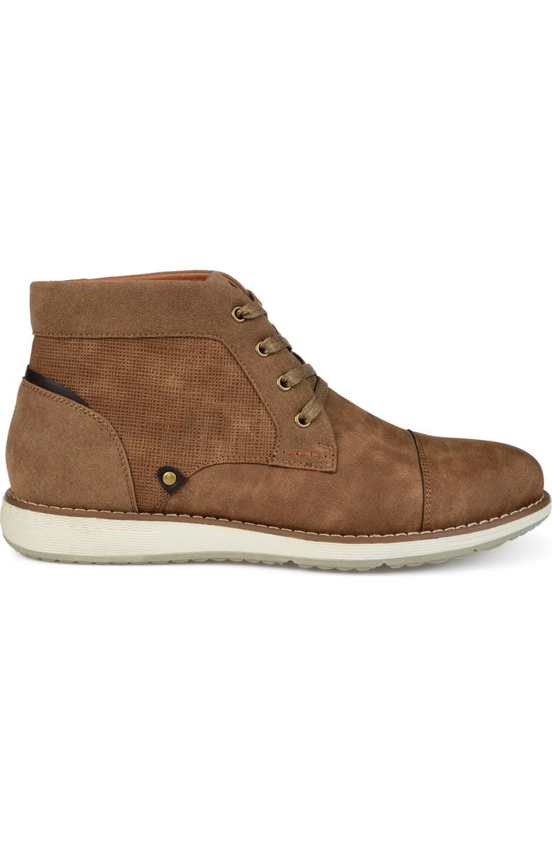 VANCE CO Austin Cap Toe Chukka Boot - Wide Width, Alternate, color, Tan