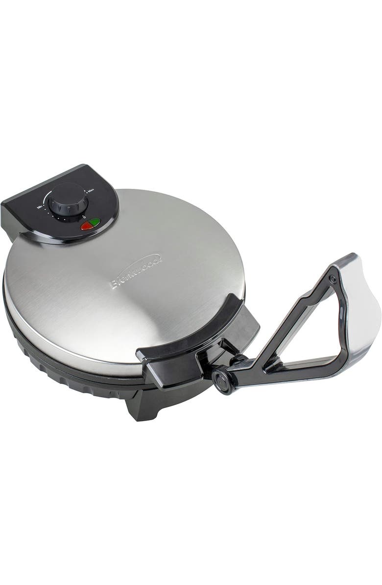 Brentwood 12 Inch Tortilla Maker, Alternate, color, Stainless Steel