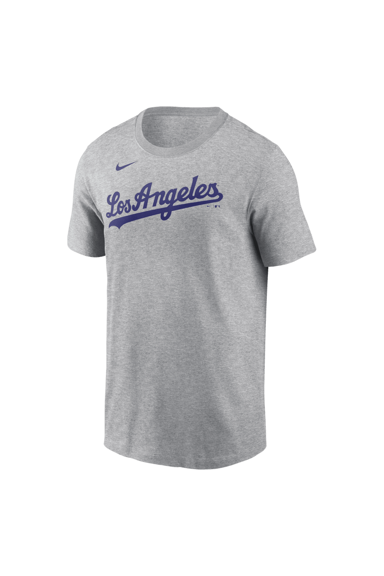 Men's Nike Shohei Ohtani Heather Gray Los Angeles Dodgers Name & Number T-Shirt, Alternate, color, Heather Gray