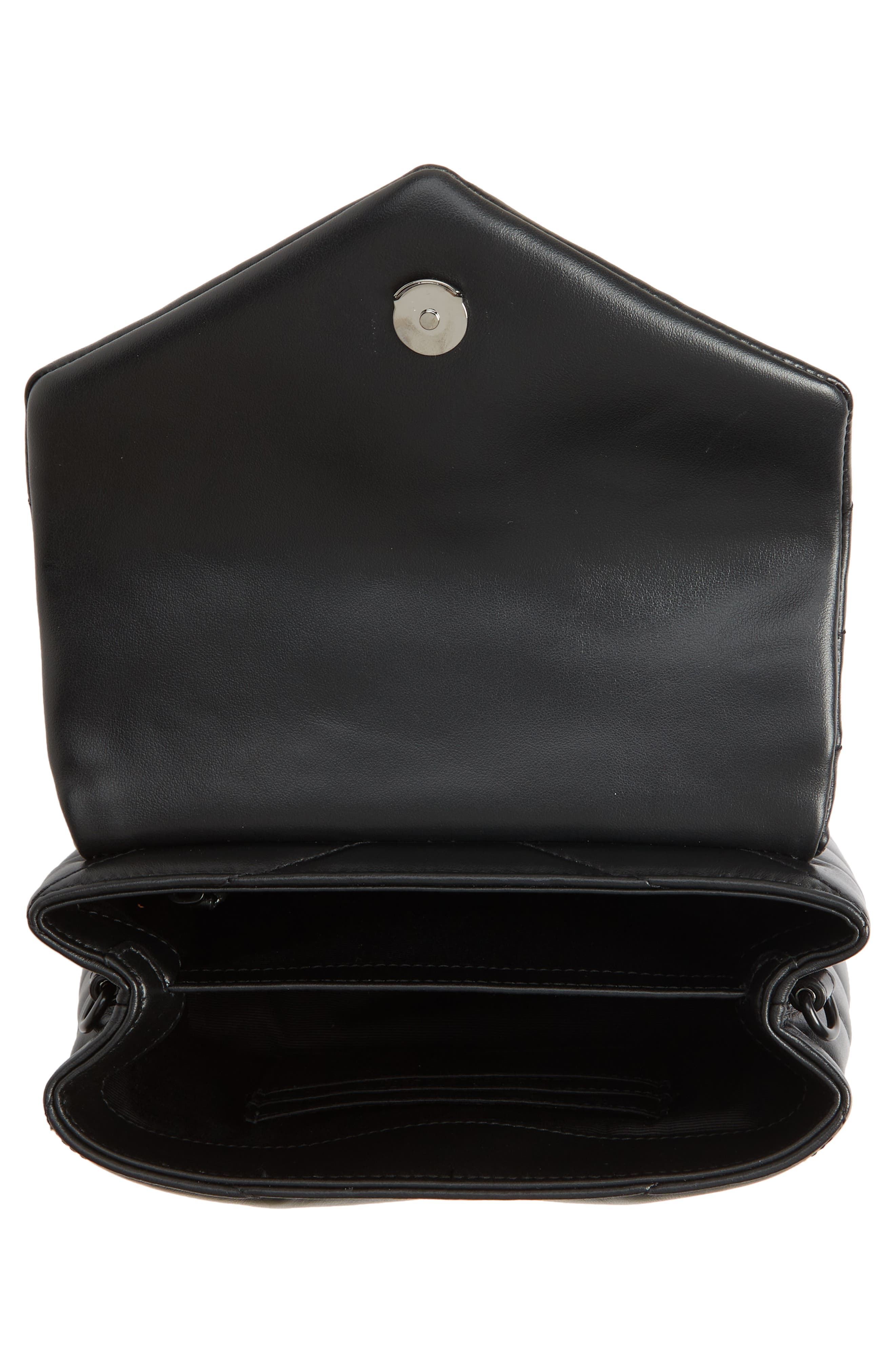 Toy Loulou Leather Crossbody Bag, Alternate, color, 1000 NERO