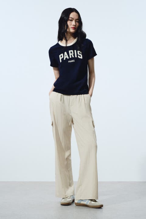 Wide Cargo Trousers