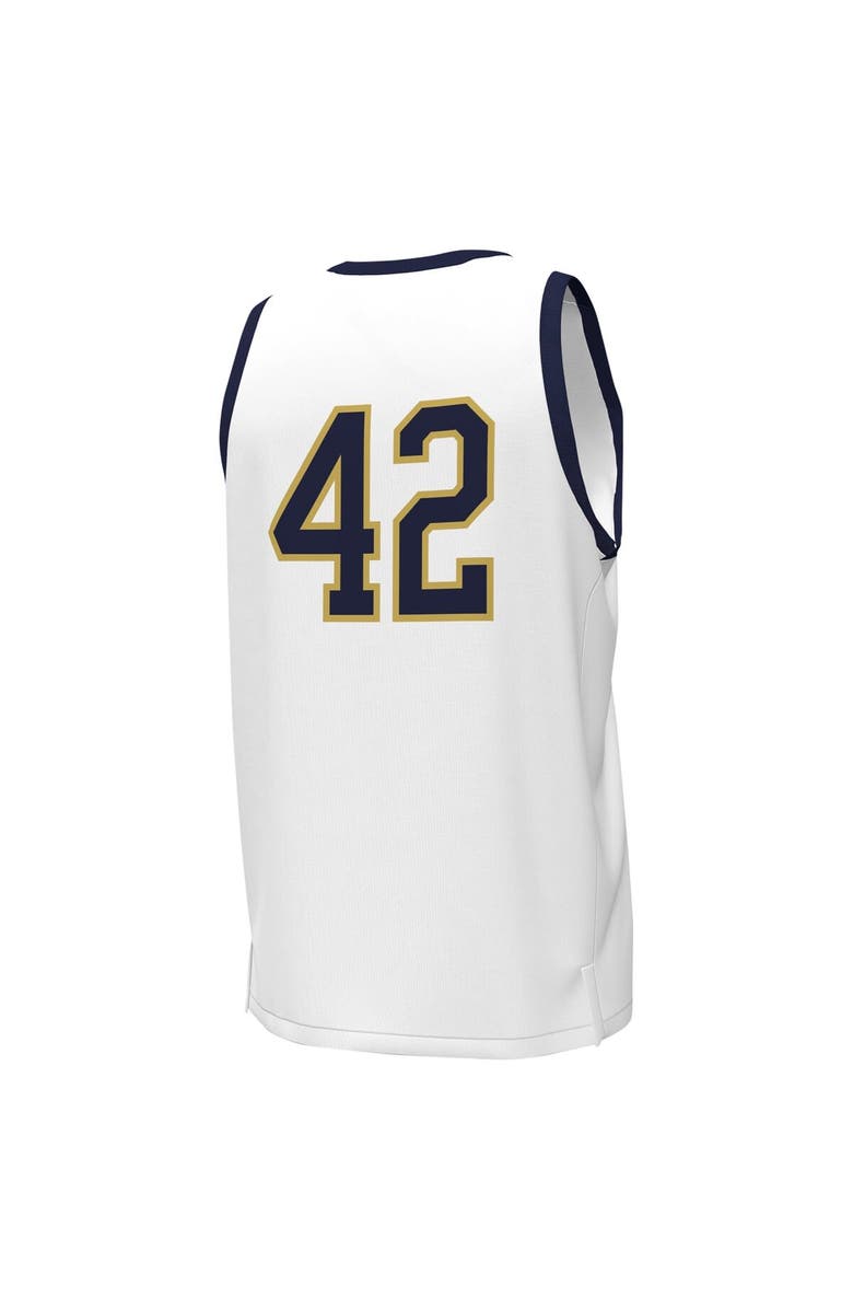 Under Armour Men's Under Armour #42 White Notre Dame Fighting Irish Replica Basketball Jersey, Alternate, color, 