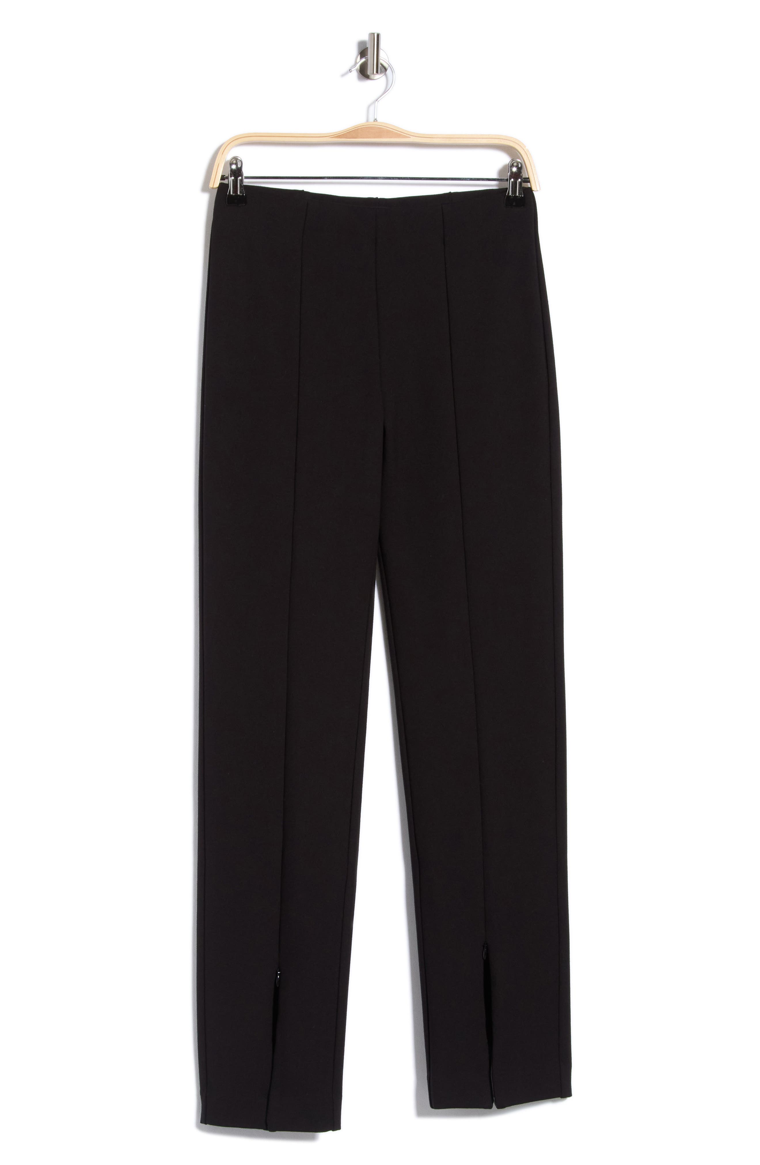 Soft Stretch Ponte Slit Front Pants