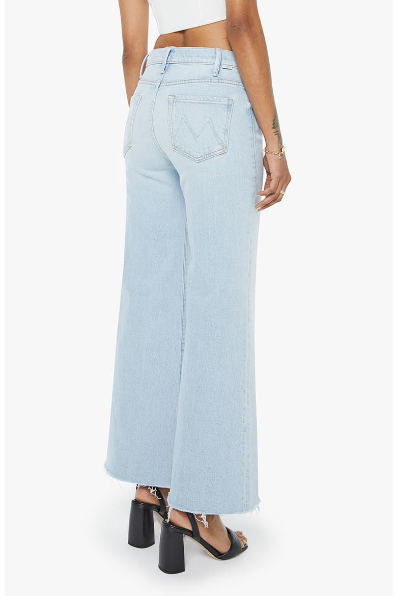 The Lil Huster Roller Simp High Waist Fray Hem Jeans, Alternate, color, BRING THE COOLER