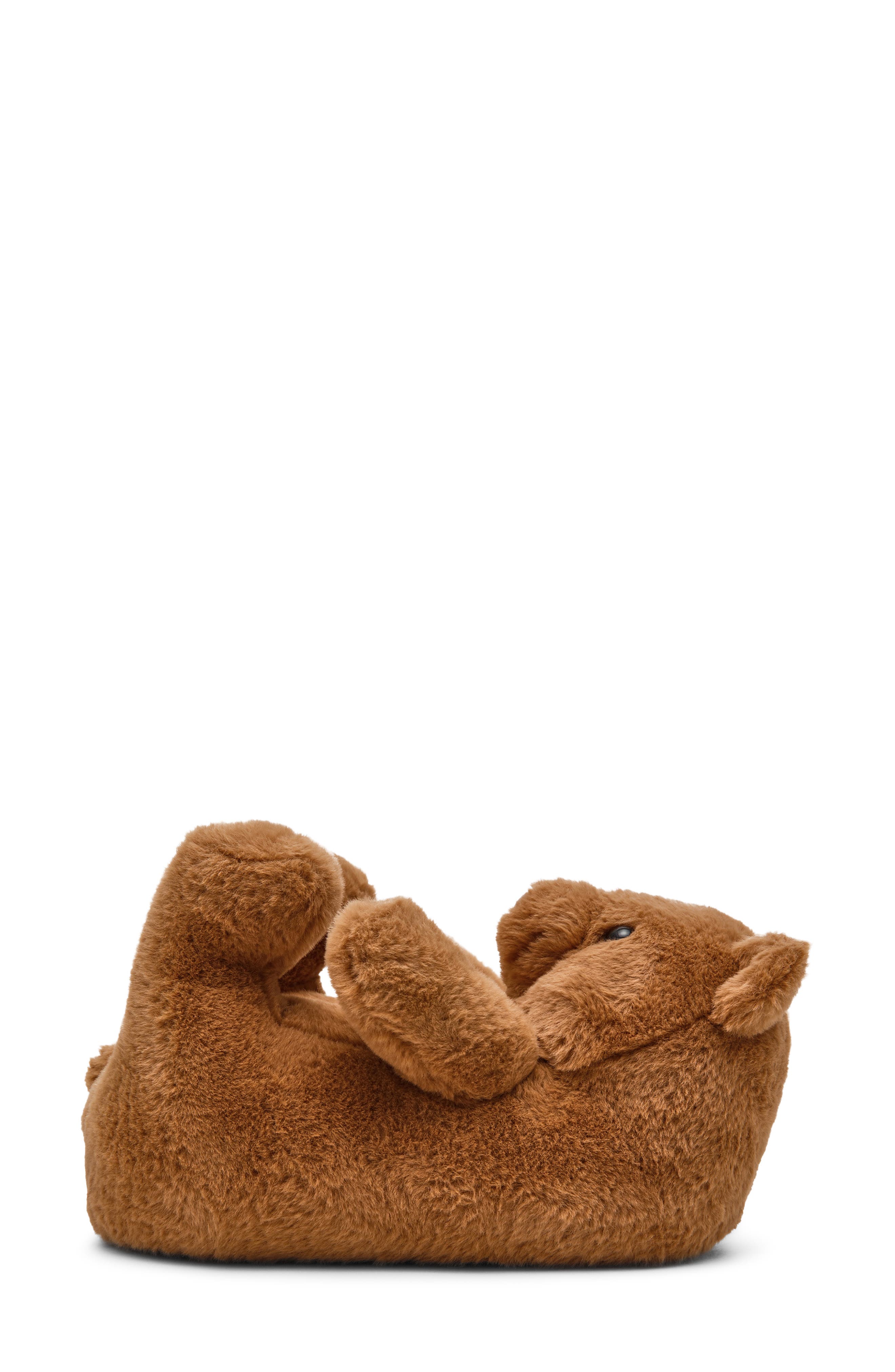 Buddies Bear Slipper, Alternate, color, TAN