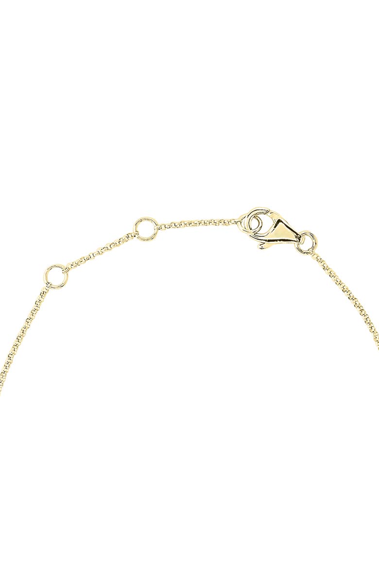 EFFY Diamond Cross Charm Bracelet, Alternate, color, Gold