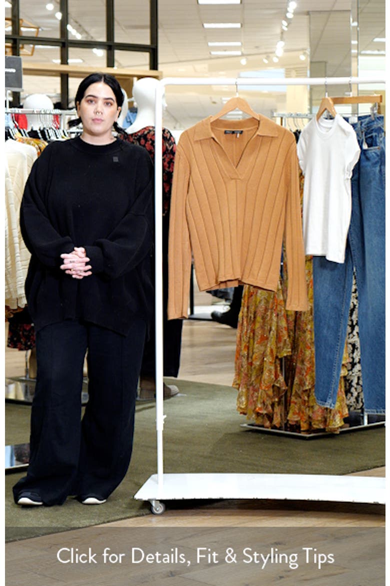 Long Sleeve Rib Knit Top video