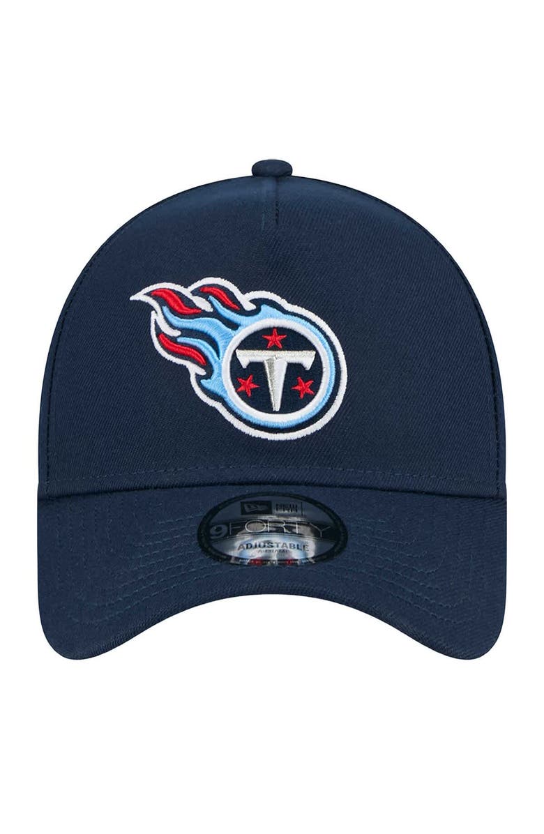 New Era Men's New Era  Navy Tennessee Titans A-Frame 9FORTY Adjustable Hat, Alternate, color, 