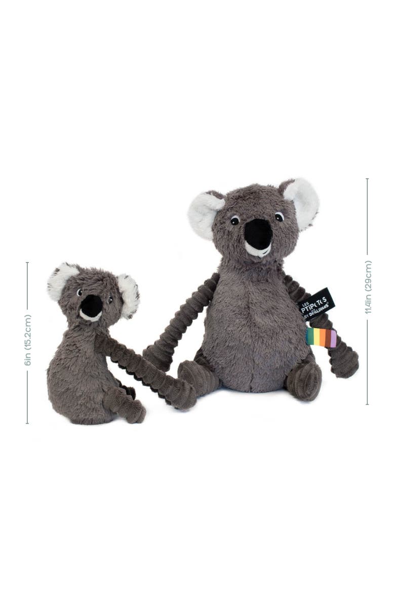 Koala Mom & Her Baby - Secret Keeper Plush Toy, Eco-Friendly, Soft & Washable, Alternate, color, Grey