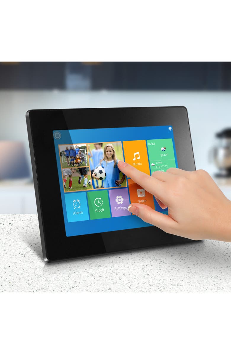 Aluratek Wi-Fi Touchscreen Digital Photo Frame, Alternate, color, 