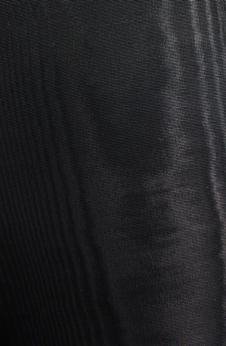 KIM SHUI Colton Moiré Tie Leg Flare Pants, Alternate, color, Black