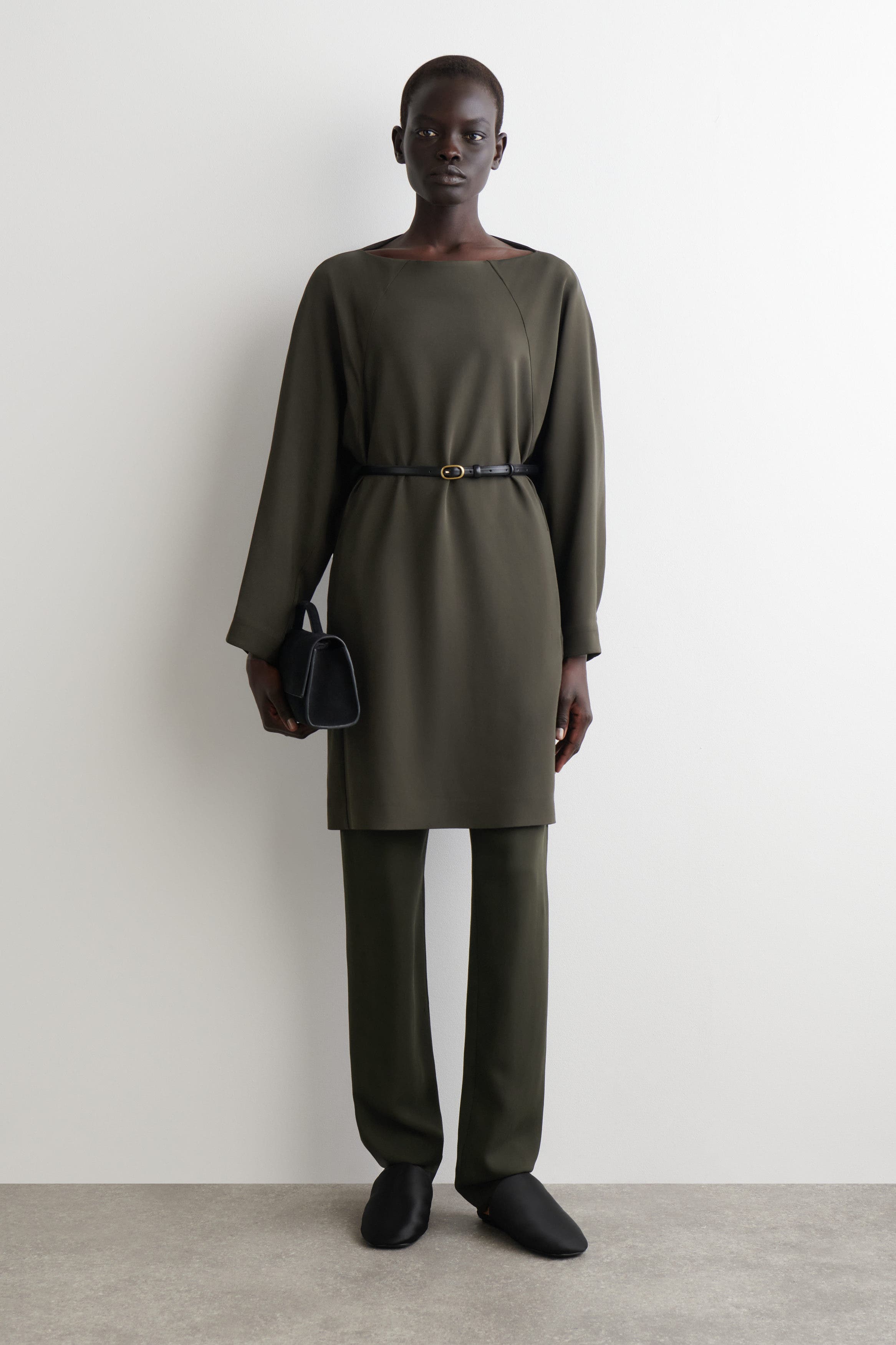 Sculptural Mini Dress - image 2