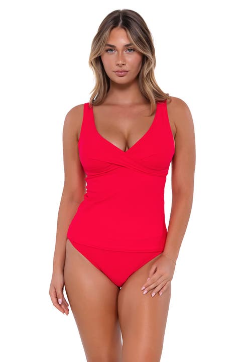 Elsie Tankini Swimsuit Top - DD Cup