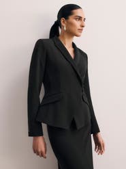 The Fold Forino Clever Crepe Blazer